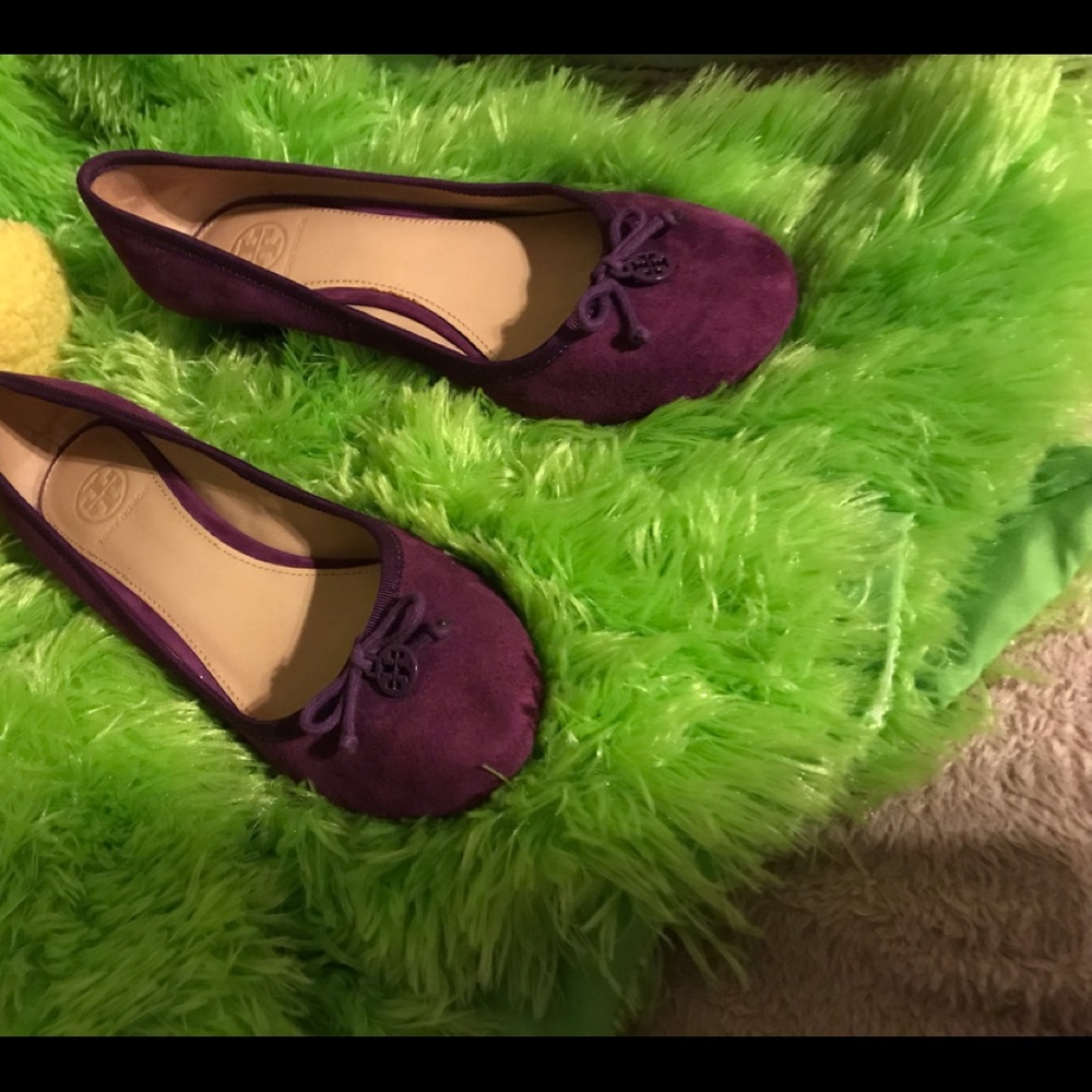 Tory Burch heel suede wedges